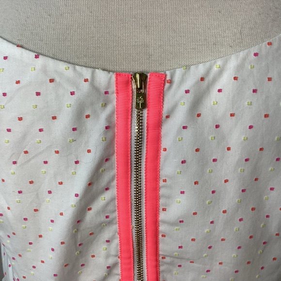 Lilly Pulitzer Dress Alexi Clip Dot Barbie Sz 14 - Picture 8 of 9